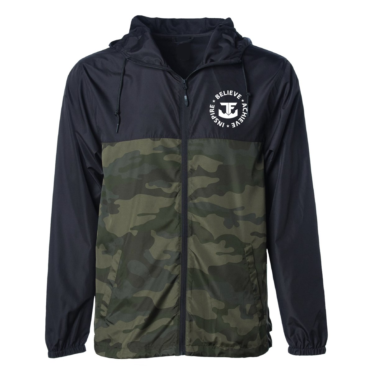 Camo Windbreaker | True Force Fitness Wear